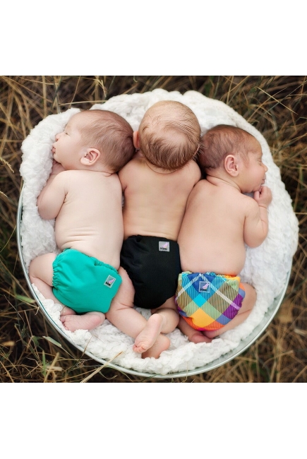 SET NEWBORN на кнопках (6 штук). Набор многоразовых подгузников для новорожденных